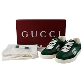 Gucci Baskets entrelacées Vert