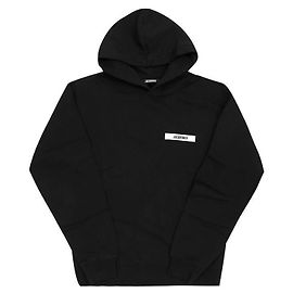 Jacquemus Felpa con cappuccio e logo Nero