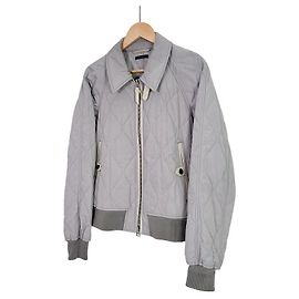 Tom Ford Jaqueta bomber acolchoada cinza para homens Biard de luxo Marrom