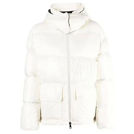 Moncler Kurze Steppjacke Weiß