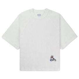 Bottega Veneta T-shirt à manches courtes en jersey de coton doux Blanc