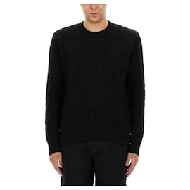 Givenchy Suéter de algodón con patrón Negro