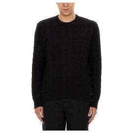 Givenchy Pull en coton à motifs Noir
