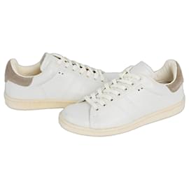 Baskets Isabel Marant BART en cuir blanc Blanc