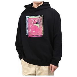 Maison Martin Margiela Stamp Logo Hoodie Schwarz