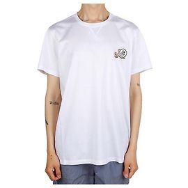 T-shirt a maniche corte con logo Moncler Bianco