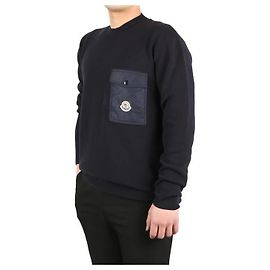 Moleton com logo Moncler Azul