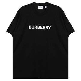 Burberry Baumwoll-T-Shirt mit Logo-Druck Schwarz