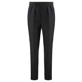 Céline Wool Mohair KISS Pants Black
