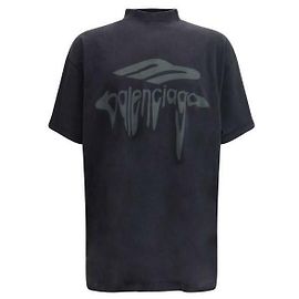 Balenciaga Oversized T-Shirt Schwarz