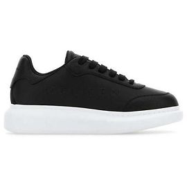 Alexander Mcqueen Baskets en cuir noir Noir