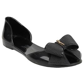Salvatore Ferragamo Barbados Flache Schuhe Größe Schwarz