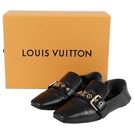 Louis Vuitton Baya Flat Loafers Size Black