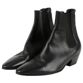 Saint Laurent Botas Chelsea Vasili Tamaño Negro
