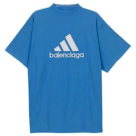 Balenciaga Oversized T-Shirt Einheitsgröße Blau