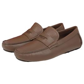 Salvatore Ferragamo Size Newton Loafers Brown