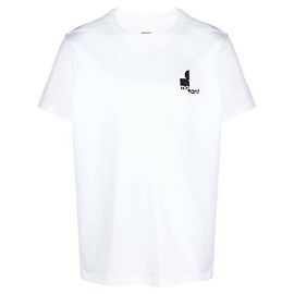 Isabel Marant Camiseta de manga curta com logo Branco