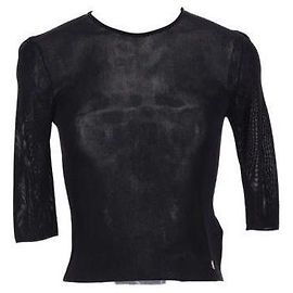 Saint Laurent Top de Punto CASSANDRE Negro