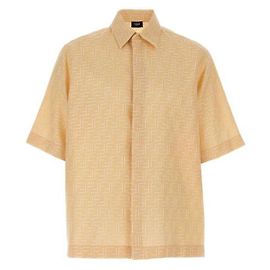 Fendi Camicia di lino Giallo