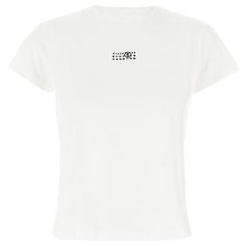 Maison Martin Margiela Camiseta de jersey de algodón Blanco