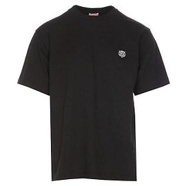 Kenzo Happy Tiger Embroidered T-Shirt Black