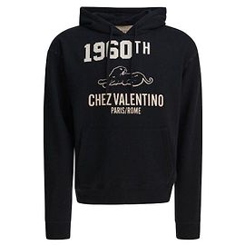 Valentino Hoodie mit Logo-Print Schwarz