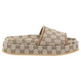 Gucci Platform Sandals Brown