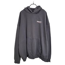Balenciaga Sudadera vintage oversized con logo Wave Castaño