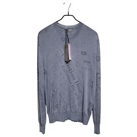 Dior Maglione Giornale di Daniel Arsham Marrone
