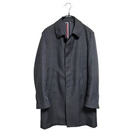 Thom Browne Houndstooth Check Overcoat Brown