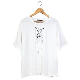 Louis Vuitton LV-Pendelt-Shirt mit kurzen Ärmeln Weiß