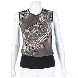 Regata de tricô com acabamento em seda Hermès Multicor