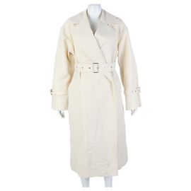 Jil Sander Trench Coat White
