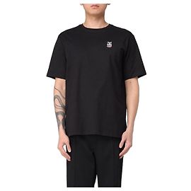 Bally Kurzarm-T-Shirt mit Wappen-Logo Schwarz
