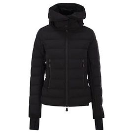 Moncler Jaqueta de down com capuz Grenoble Lamura Preto