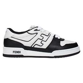 Fendi Leder Lowtop Sneakers Schwarz