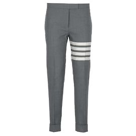 Thom Browne Stripe Low-Rise Skinny Fit Pants Brown