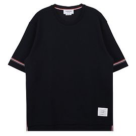 Thom Browne Rugby Sleeve Short Sleeve T-Shirt Blue