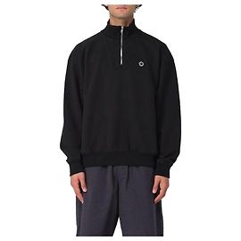 Kenzo Sweatshirt mit Blumenstickerei Schwarz