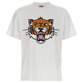 Kenzo Camiseta Happy Tiger Blanco