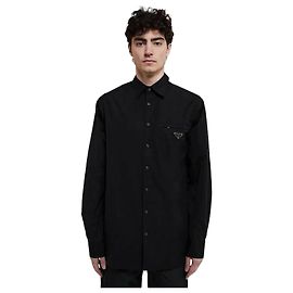 Prada Camisa de algodão Preto