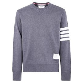 Thom Browne Sudadera Loopback Clásica Castaño