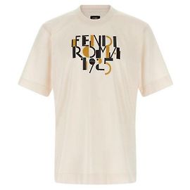 Fendi Camiseta de algodón AVOH Blanco