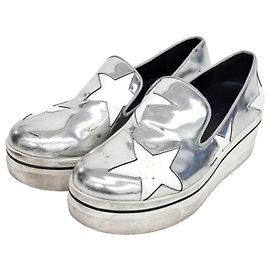 Stella Mc Cartney Stella McCartney Slip-On con Piattaforma Argento