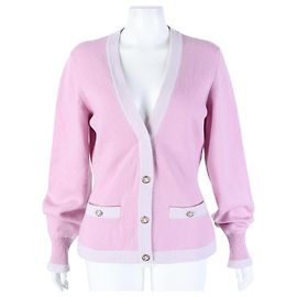 Chanel Cashmere-Cardigan Lila