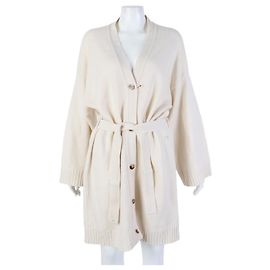 Cashmere-Cardigan von Hermès Weiß