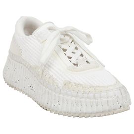 Chloé Taille de Sneakers Blanc