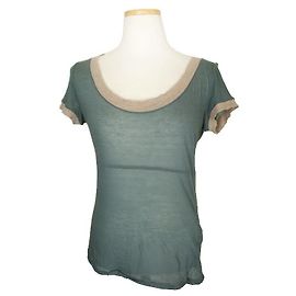 Marni Top de mezcla de algodón bicolor Multicolor
