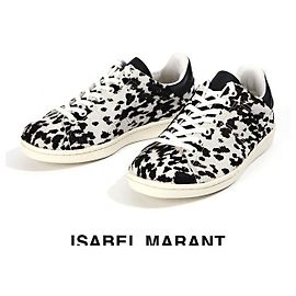 Isabel Marant Baskets Bart en daim Dalmatien WHBK Blanc