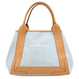Balenciaga Borsa Tote in Denim Blu